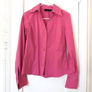 Bubble Gum Pink Classic Button Down Shirt